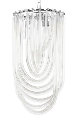 -15% Lampa wisząca MURANO L chrom - szkło, metal