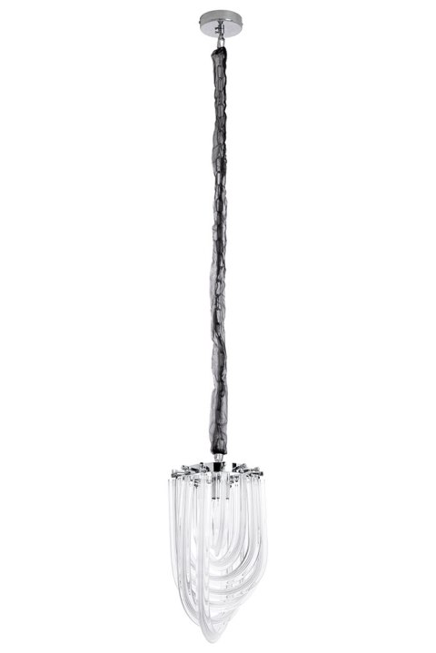 -15% Lampa wisząca MURANO S chrom - szkło, metal -15% Lampa wisząca MURANO S chrom - szkło, metal