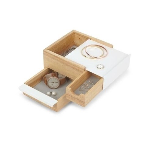 -15% UMBRA pojemnik na biżuterię STOWIT MINI - biały,natural -15% UMBRA pojemnik na biżuterię STOWIT MINI - biały,natural