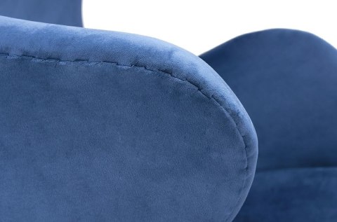 KOD -5% | Fotel EGG CLASSIC VELVET granatowy - welur, podstawa aluminiowa KOD -5% | Fotel EGG CLASSIC VELVET granatowy - welur, podstawa aluminiowa
