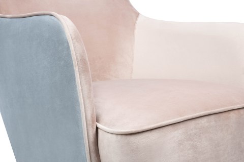 -15% Fotel VIGO VELVET jasny szary, welur beżowy - podstawa czarna -15% Fotel VIGO VELVET jasny szary, welur beżowy - podstawa czarna