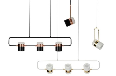 -15% Lampa wisząca BLINK 3 biała - LED, metal -15% Lampa wisząca BLINK 3 biała - LED, metal