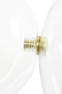 -15% Lampa wisząca CAPRI DISC 5 złota - 300 LED, aluminium, szkło