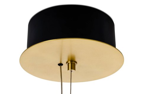 -15% Lampa wisząca FUENTE mosiądz - metal, szkło