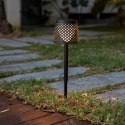 -15% NEW GARDEN lampa ogrodowa GRETA SOLAR NEGRO 5in1 czarna - LED