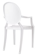-15% Krzesło LOUIS białe - poliwęglan
