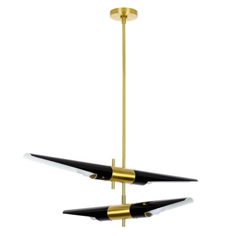 -15% Lampa wisząca APOLLO 2 czarna - szczotkowane złoto -15% Lampa wisząca APOLLO 2 czarna - szczotkowane złoto