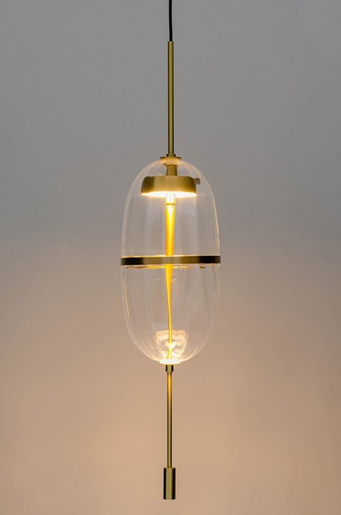 Lampa wisząca CHAPLIN 200 mosiądz - LED, szkło Lampa wisząca CHAPLIN 200 mosiądz - LED, szkło