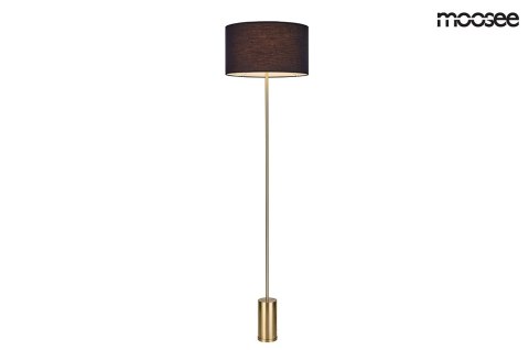 -15% MOOSEE lampa podłogowa SANTORINI - złota podstawa, czarny klosz -15% MOOSEE lampa podłogowa SANTORINI - złota podstawa, czarny klosz