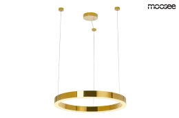 -15% MOOSEE lampa wisząca RING LUXURY 50 złota - LED, chromowane złoto