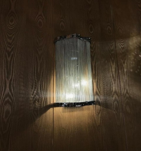 -15% Kinkiet ATLANTA WALL 2 - aluminium, stal