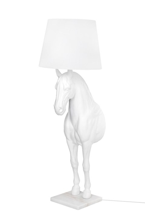Lampa podłogowa KOŃ HORSE STAND S biała - włókno szklane Lampa podłogowa KOŃ HORSE STAND S biała - włókno szklane