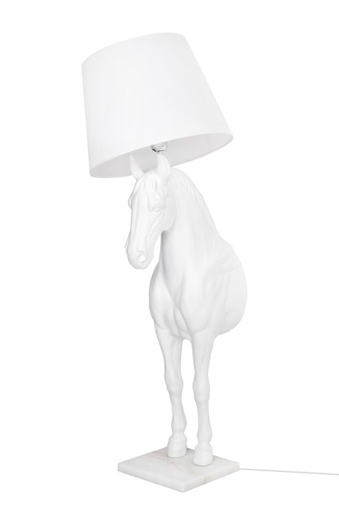 Lampa podłogowa KOŃ HORSE STAND S biała - włókno szklane Lampa podłogowa KOŃ HORSE STAND S biała - włókno szklane