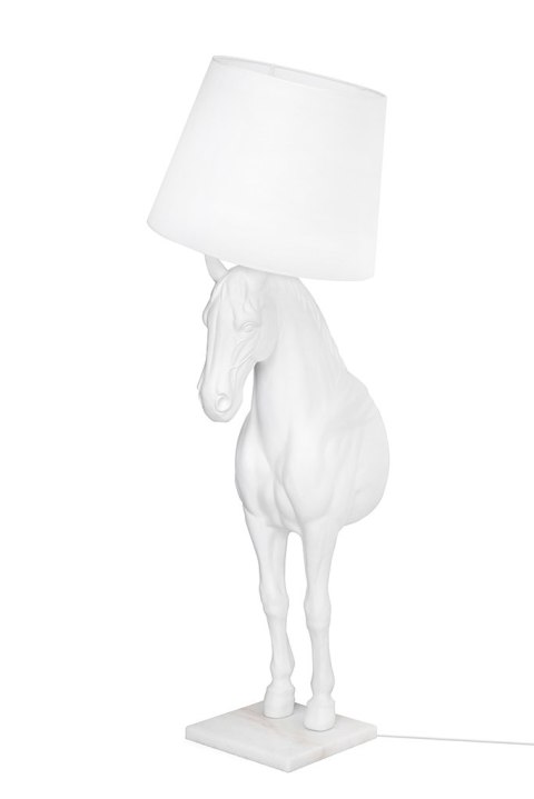 Lampa podłogowa KOŃ HORSE STAND S biała - włókno szklane Lampa podłogowa KOŃ HORSE STAND S biała - włókno szklane