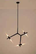 -15% Lampa wisząca CANDELABR 6 czarna - aluminium, szkło