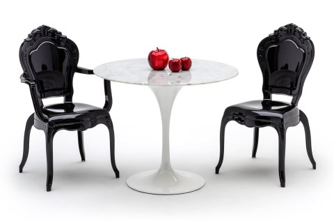 -15% Krzesło KING czarne - poliwęglan