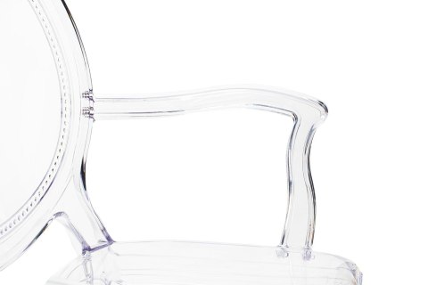 -15% Krzesło PRINCE ARM transparentne - poliwęglan