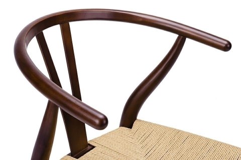 -15% Krzesło WISHBONE ciemny brąz - drewno bukowe, naturalne włókno -15% Krzesło WISHBONE ciemny brąz - drewno bukowe, naturalne włókno
