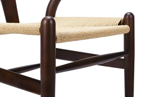 -15% Krzesło WISHBONE ciemny brąz - drewno bukowe, naturalne włókno -15% Krzesło WISHBONE ciemny brąz - drewno bukowe, naturalne włókno