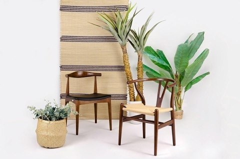 -15% Krzesło WISHBONE ciemny brąz - drewno bukowe, naturalne włókno -15% Krzesło WISHBONE ciemny brąz - drewno bukowe, naturalne włókno