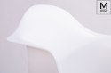 -15% MODESTO fotel DAW DSW biały - polipropylen, nogi bukowe