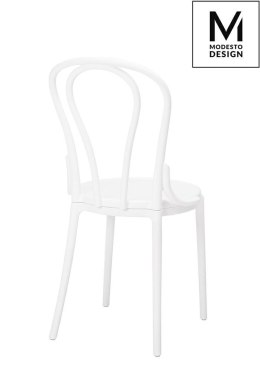 -15% MODESTO krzesło TONI białe - polipropylen