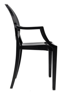 -15% Krzesło LOUIS czarne - poliwęglan
